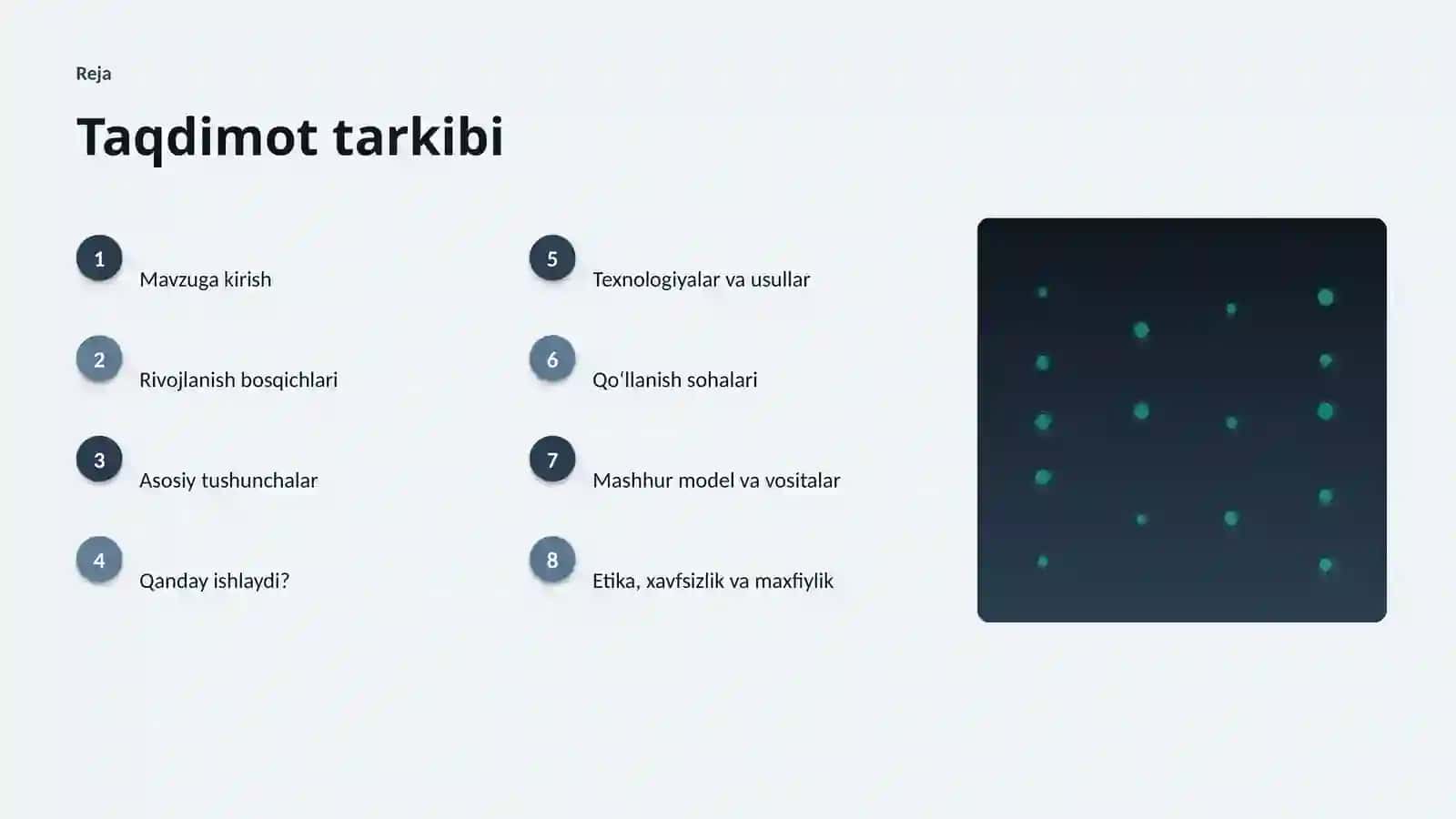 SUNʼIY INTELLEKT • PROFESSIONAL TAQDIMOT 2