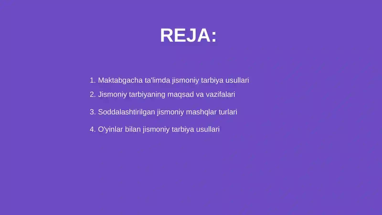 Maktabgacha ta'limda Jismoniy Tarbiya Usullari 2