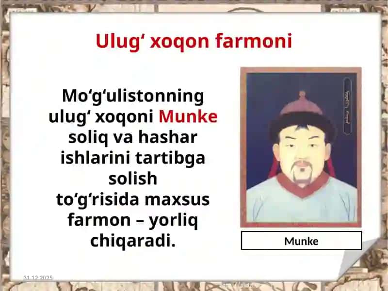 Munkesoliq va shartnoma tarqatish 2