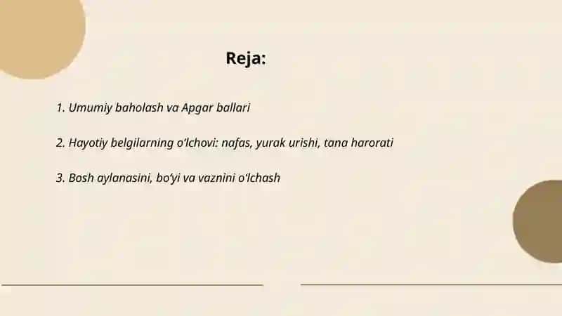Yangi tugʻilgan chaqaloqlarda fizikal tekshiruv 2