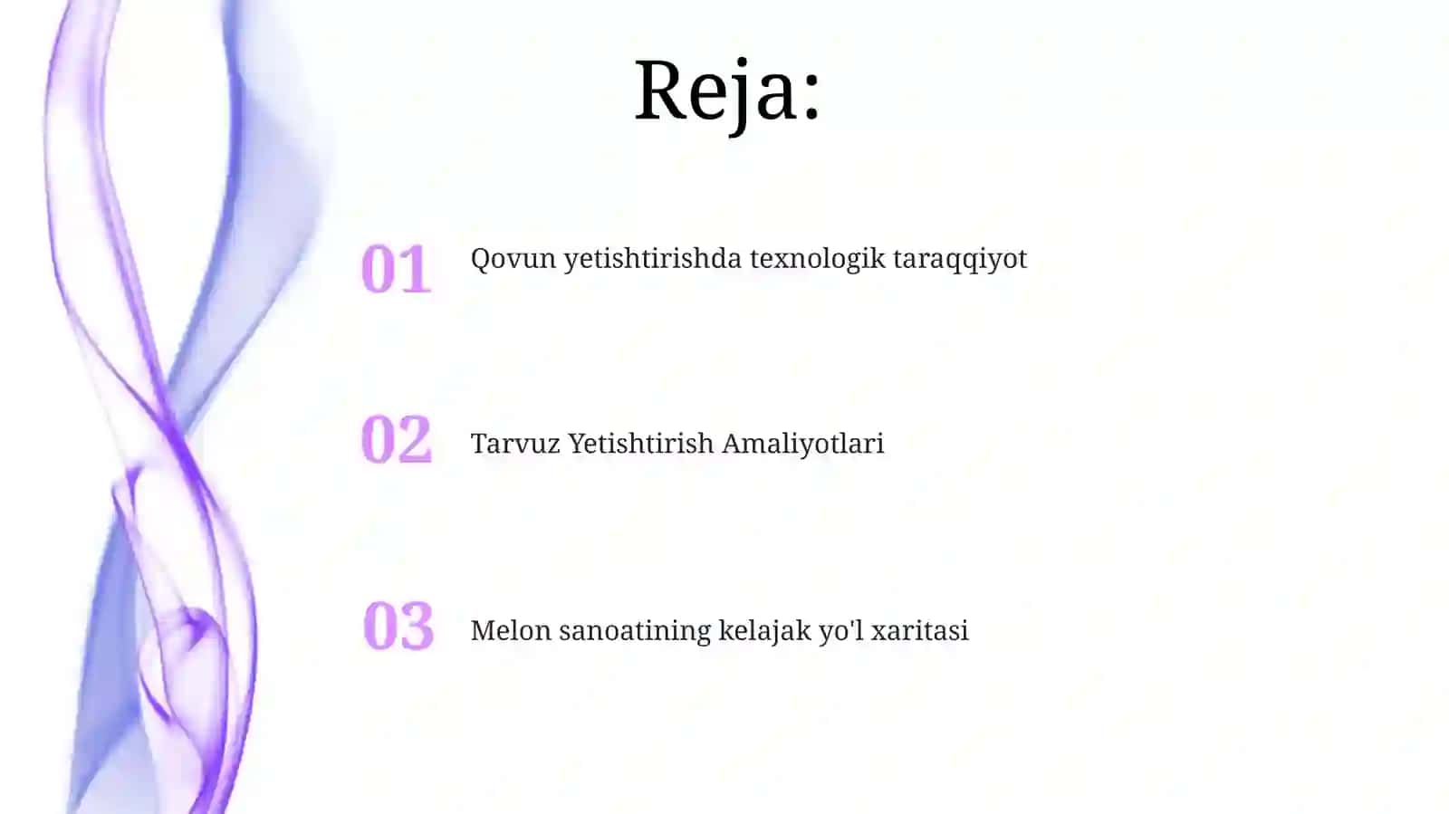 Melon sanoatining kelajak yo'l xaritasi 2