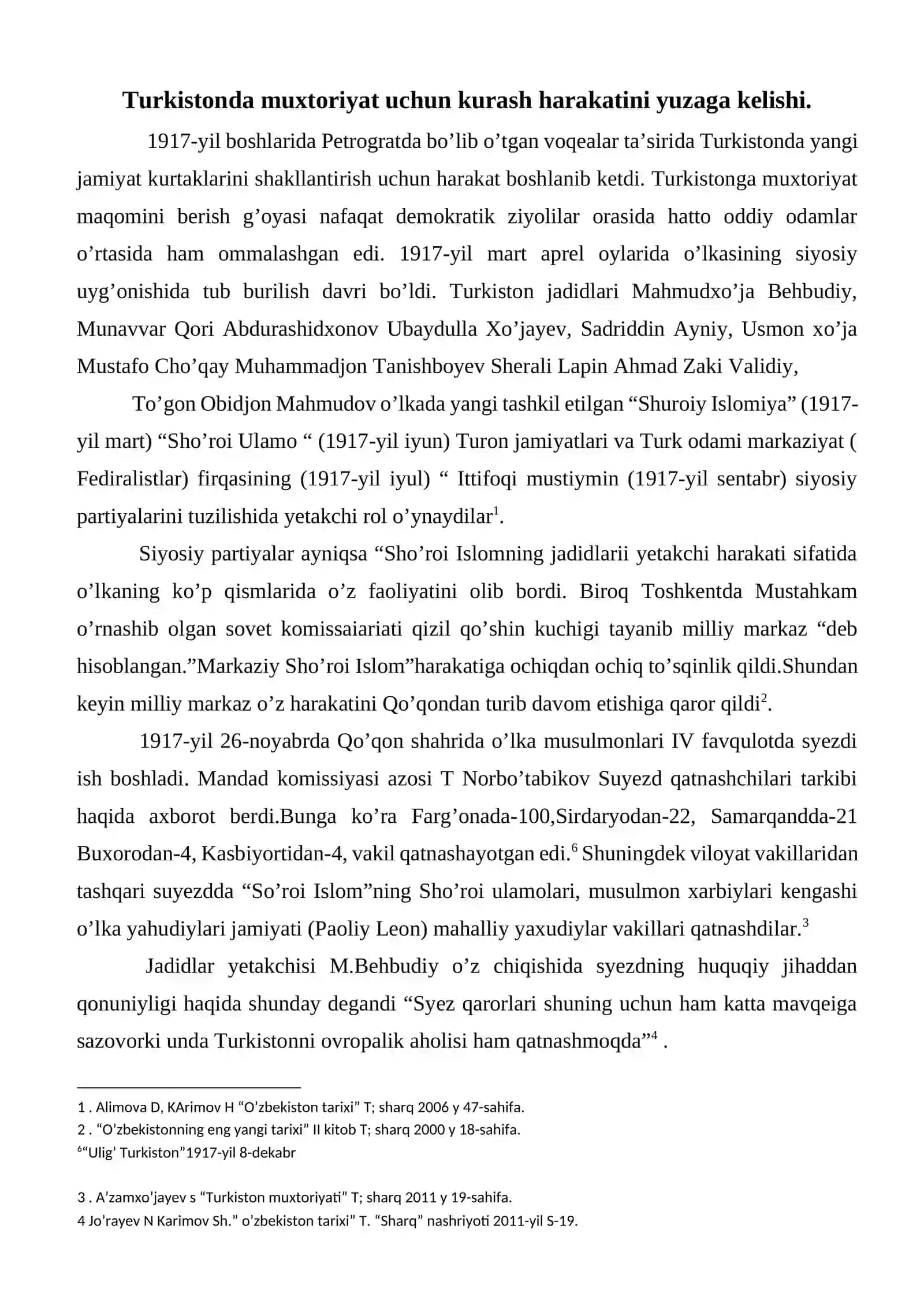 Turkiston muxtoriyatini xalq tomonidan kutib olinishi 2