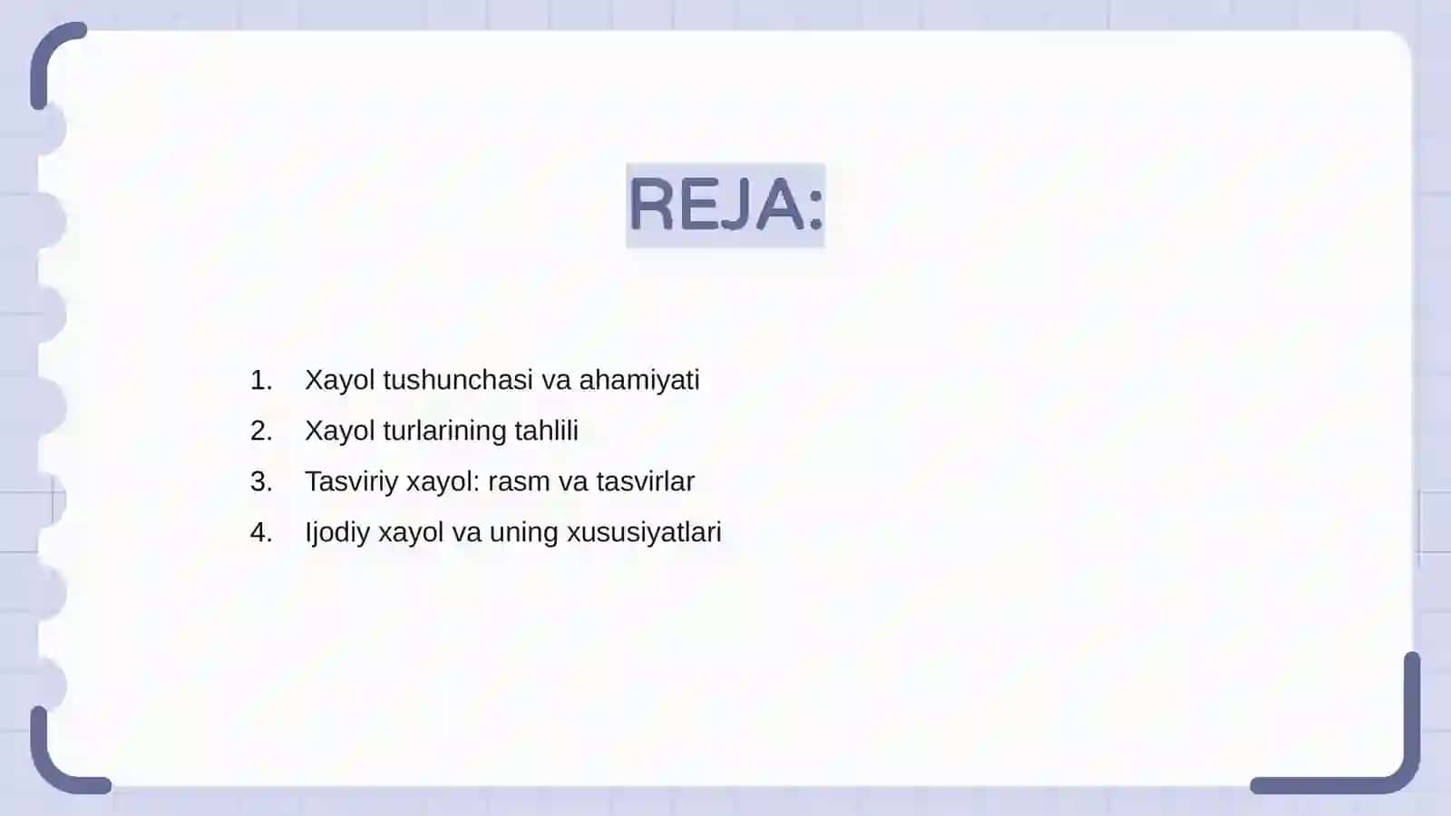 Xayol turlari va xayol jarayonlari 2
