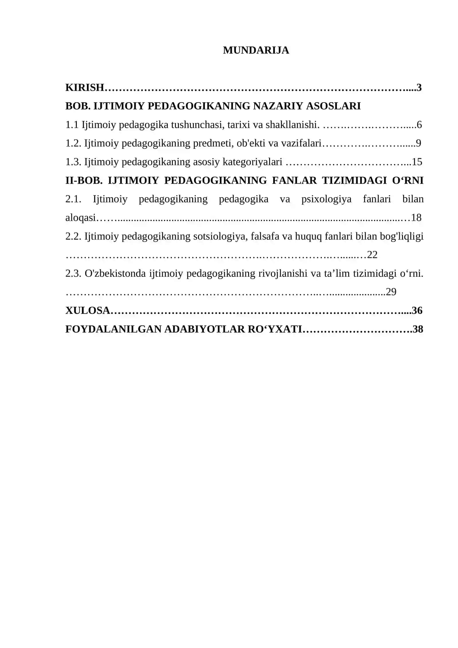 Ijtimoiy pedagogikaning nazariy asoslari va fanlar tizimidagi o‘rni 2