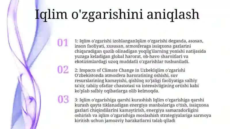 Iqlim Oʻzgarishi Muammosi Va Uning Oqibatlari 2