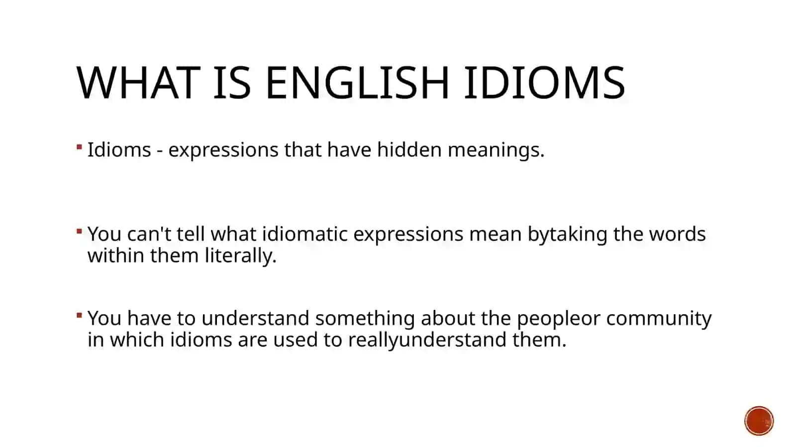 English Idioms 2