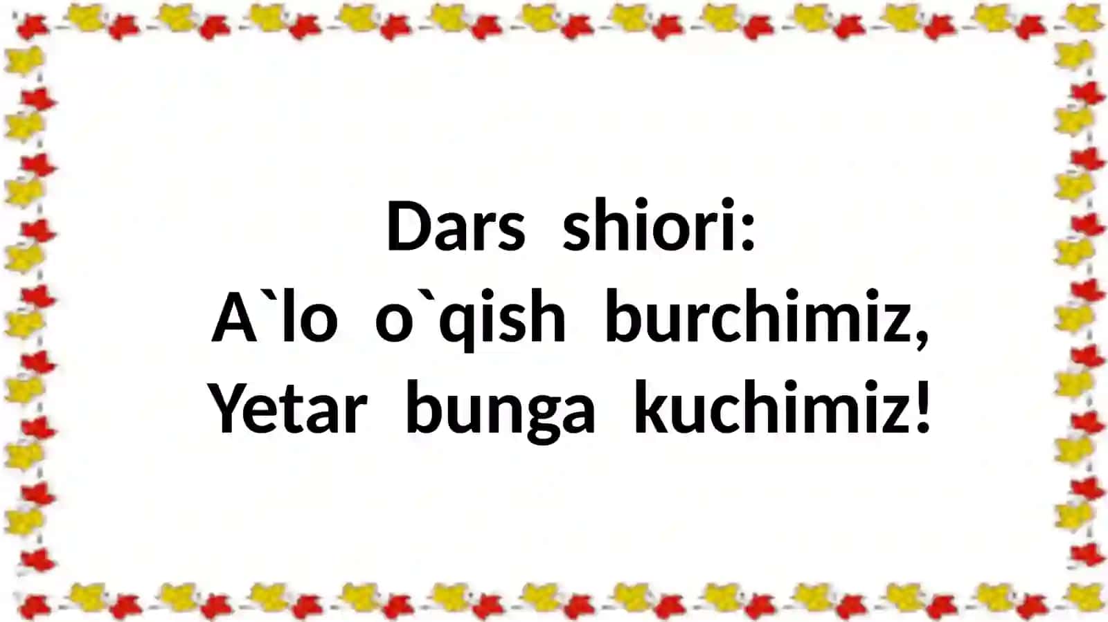 O`zbekiston tabiati haqida matn yaratish 2