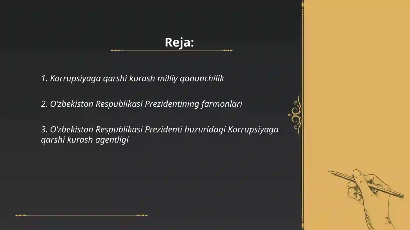 Oʻzbekistonda korrupsiyaga qarshi kurash mehanizimlari 2