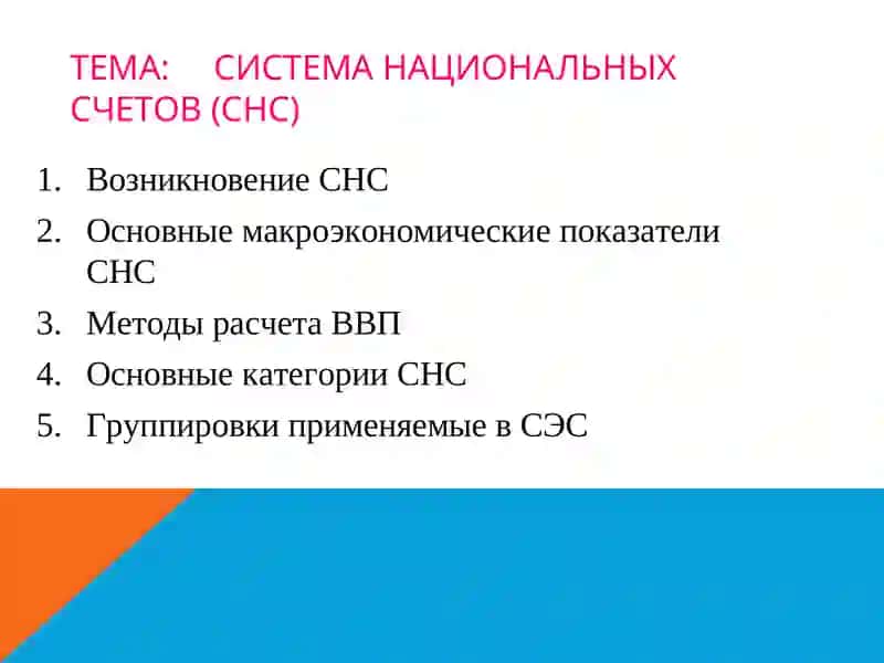 СИСТЕМА НАЦИОНАЛЬНЫХ СЧЕТОВ 2