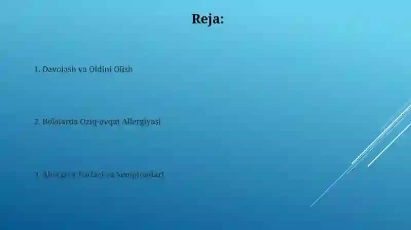 Bolalarda Oziq-ovqat Allergiyasi 2