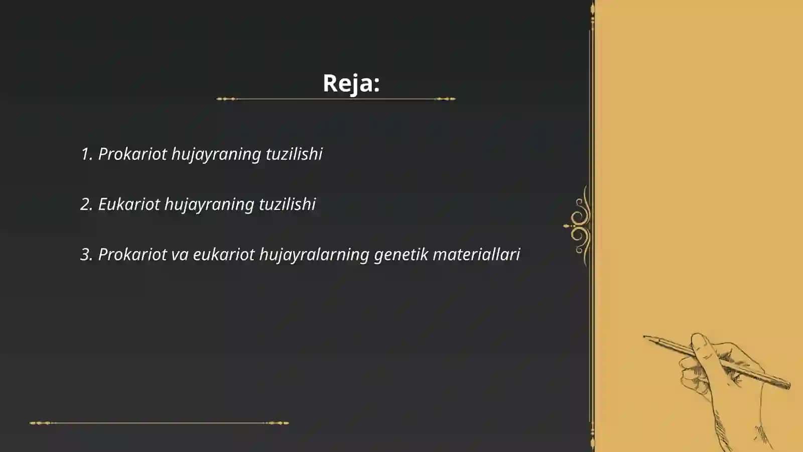 Prokariot va eukariot hujayralarning umumiy tuzilishini oʻrganish 2