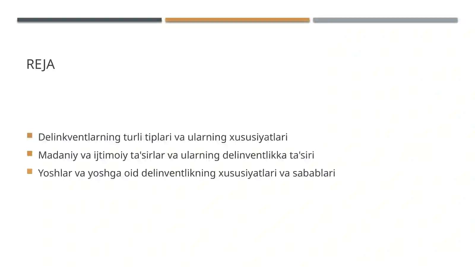 Delikventlarni ko'rinishlari 2
