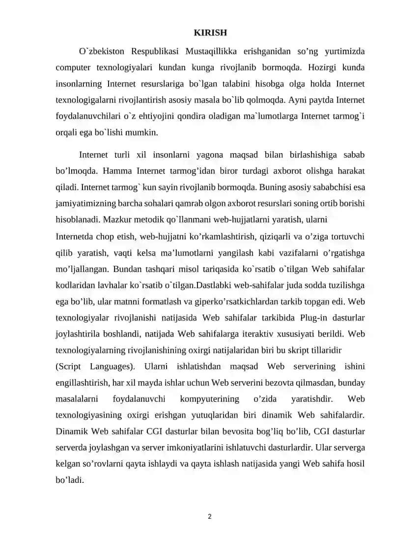 HTML ва JavaScript ning location, history, navigator obektlari va uning metodi 2