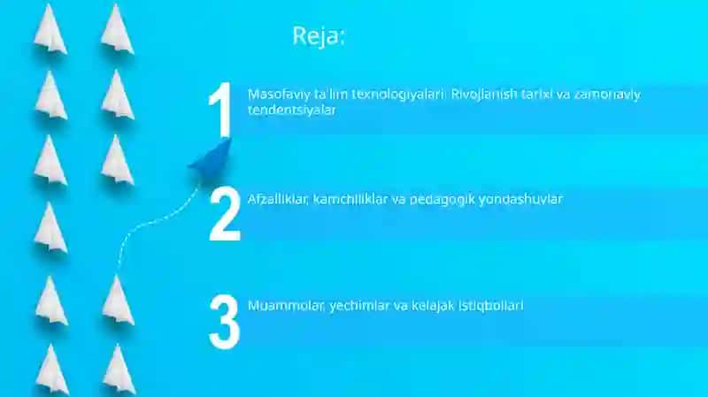 Masofaviy Ta'lim Texnologiyalari 2