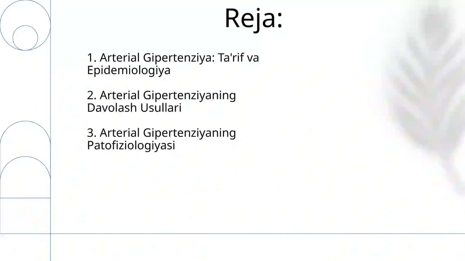 Arterial gipertenziyalar, patofiziologiyasi, davolash usullari 2