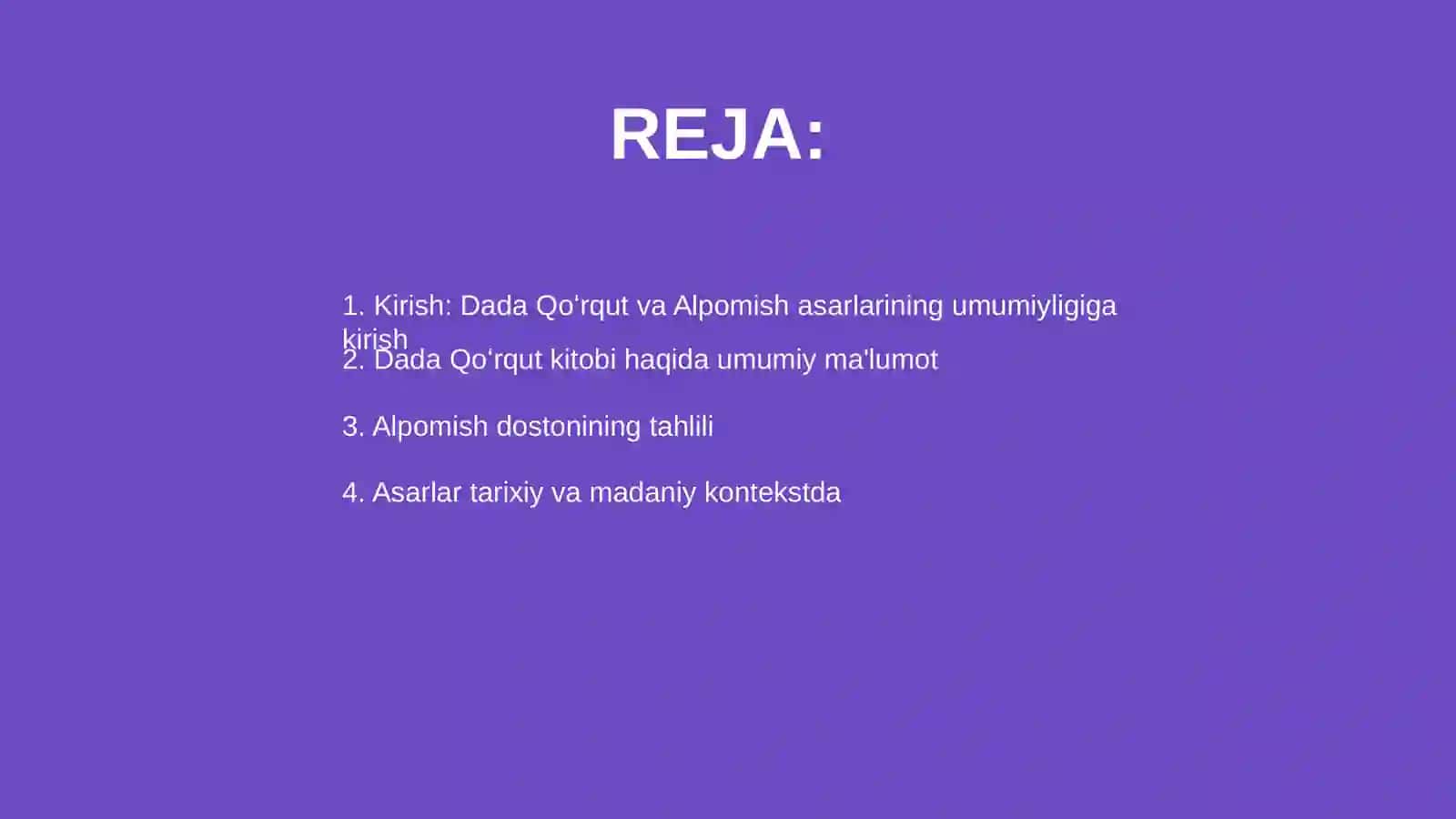 Dada Qoʻrqut kitobi" va "Alpomish" dostoni 2