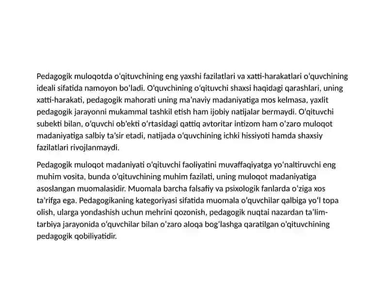 Pedagogik muloqot 2