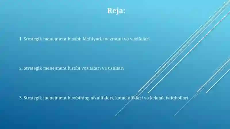 Strategik Menejment Hisobi 2