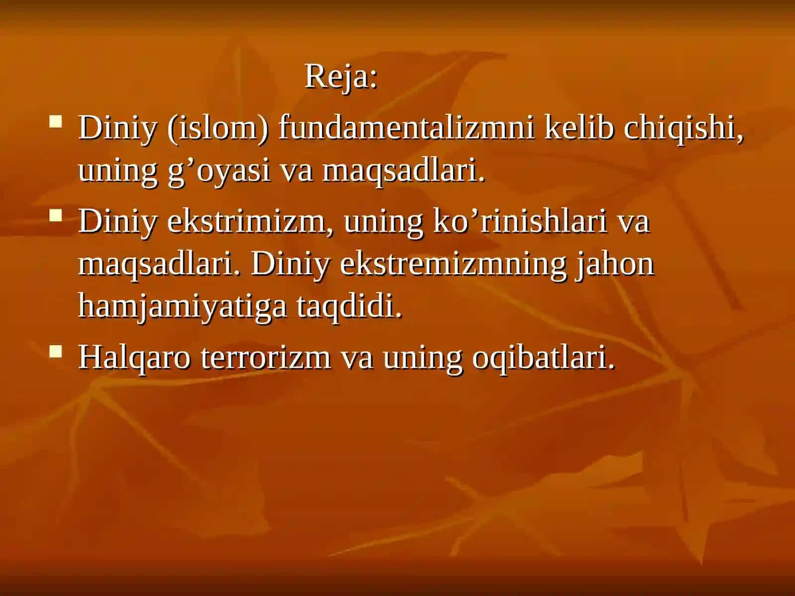 Diniy Ekstremizm Fundаmentаlizm, Hаlqаrо Terrоrizm 2