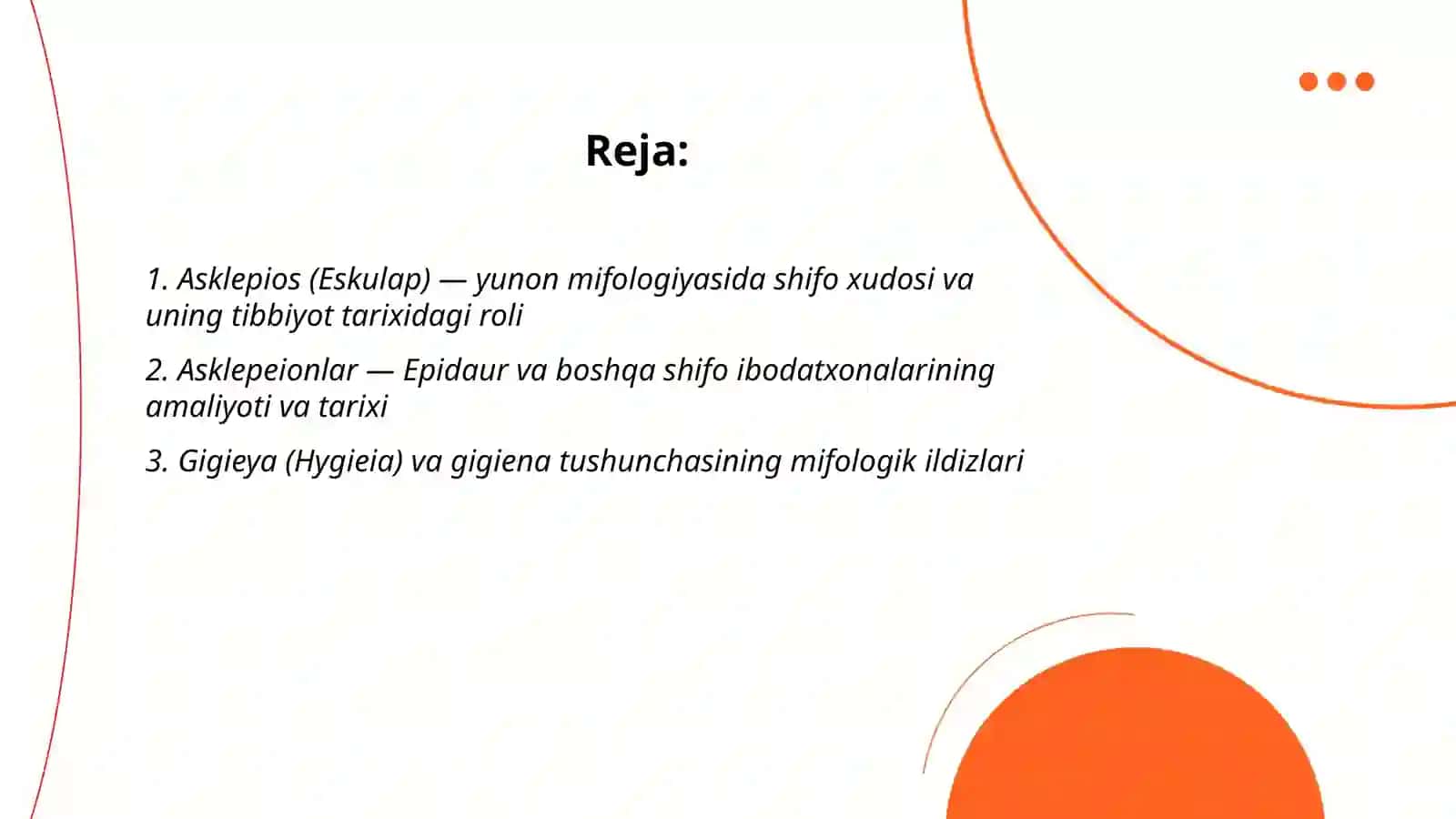 Meditsina tarixida yunon va lotin mifologiyalari 2