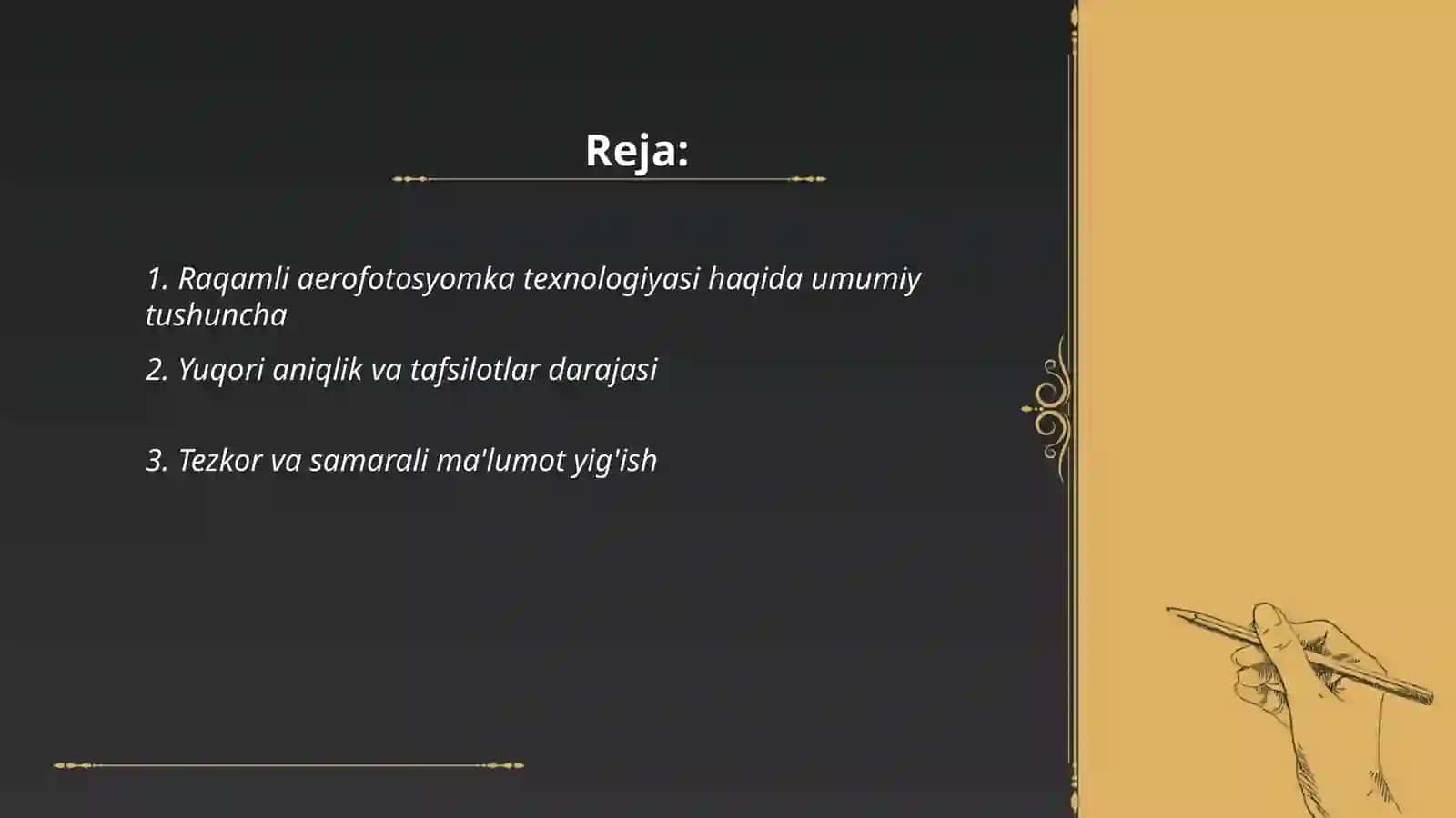 Raqamli aerofotosyomka afzalliklari va kamchiliklari 2