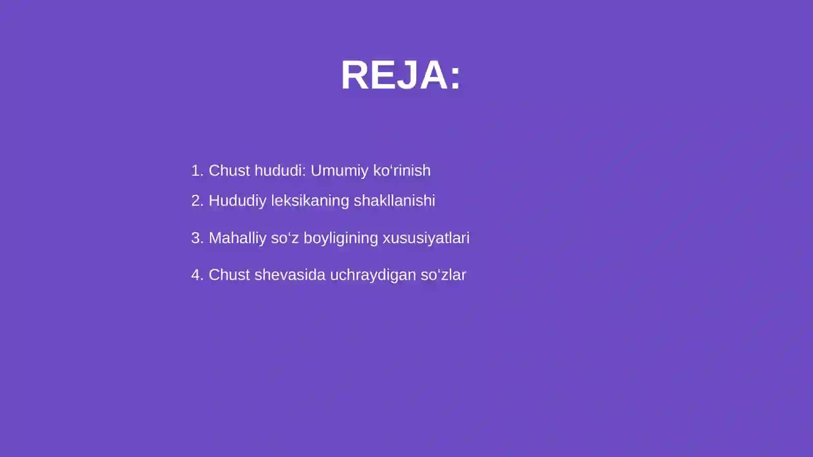 Chust hududining leksik jihatlari 2