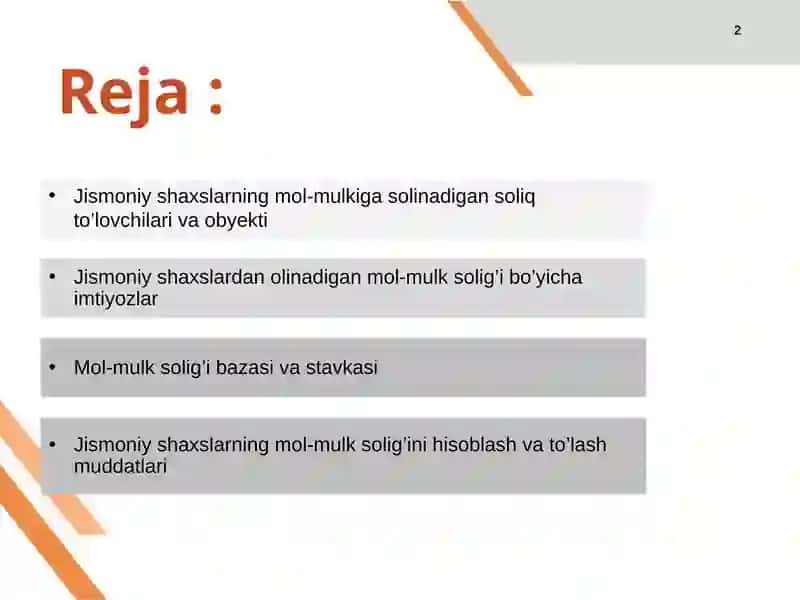 Jismoniy Shaxslardan Olinadigan Mol-Mulk Solig‘i 2