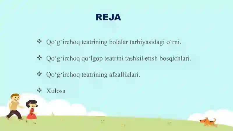Qo‘g‘irchoq Qo‘lgop Teatrini Tashkil Etish 2