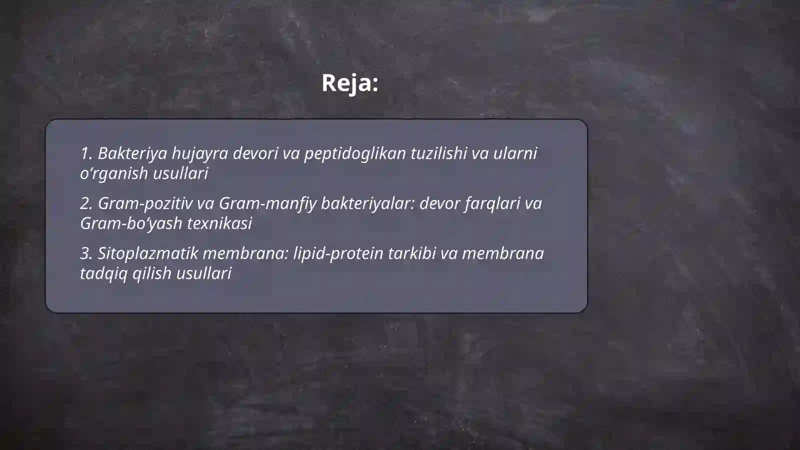 Bakteriya hujayrasining tuzilishi 2