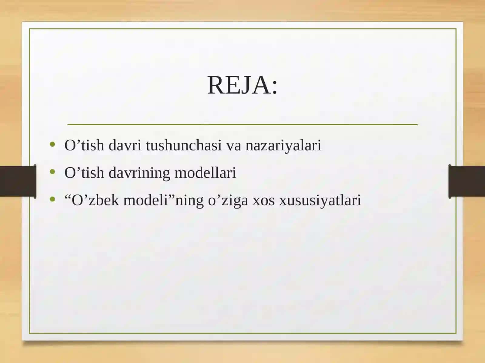 O'zbek modeli 2