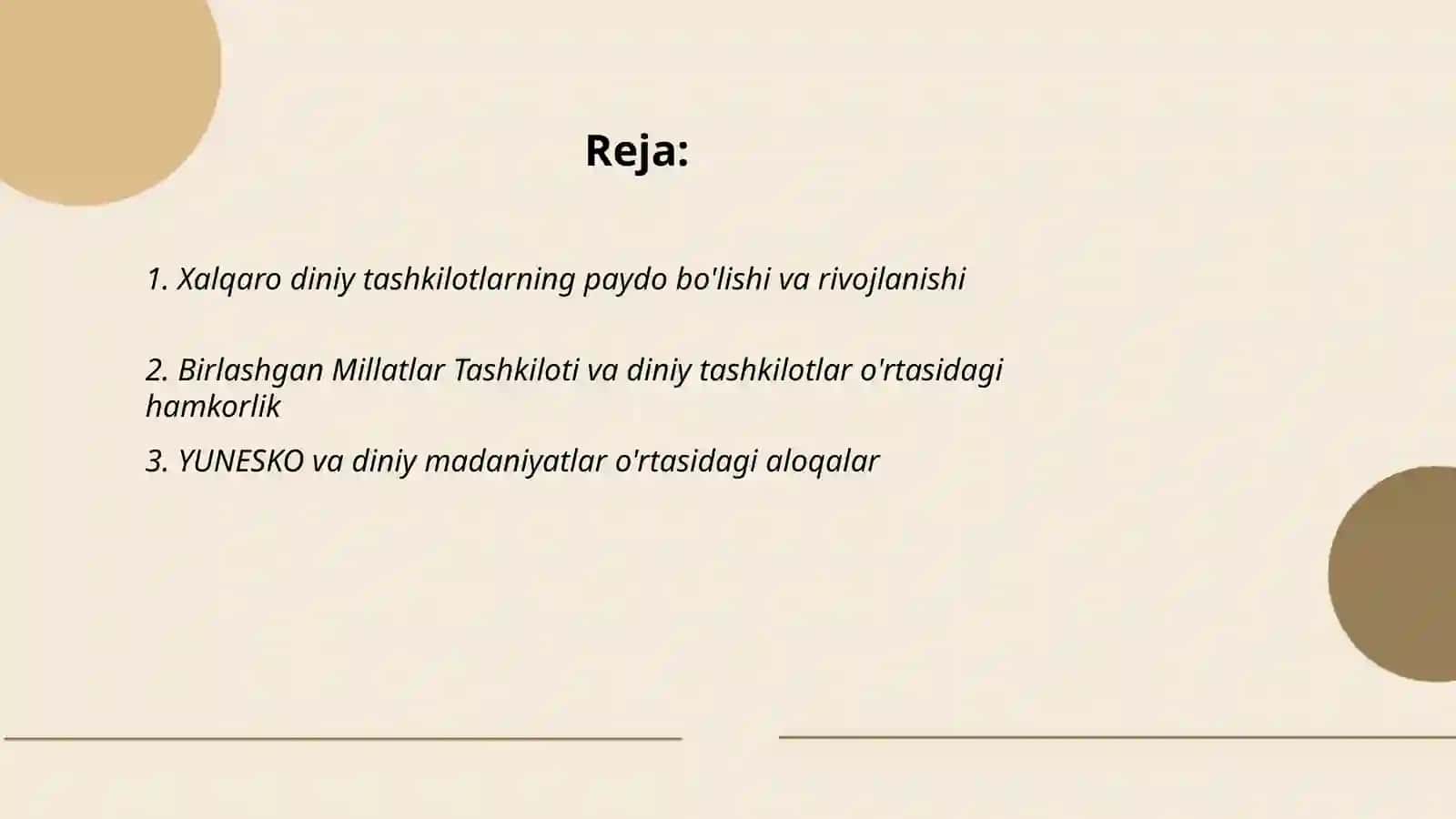 Xalqaro diniy tashkilotlar faoliyatining tarixi va ularning barqaror rivojlanish maqsadlariga erishishdagi ahamiyati 2