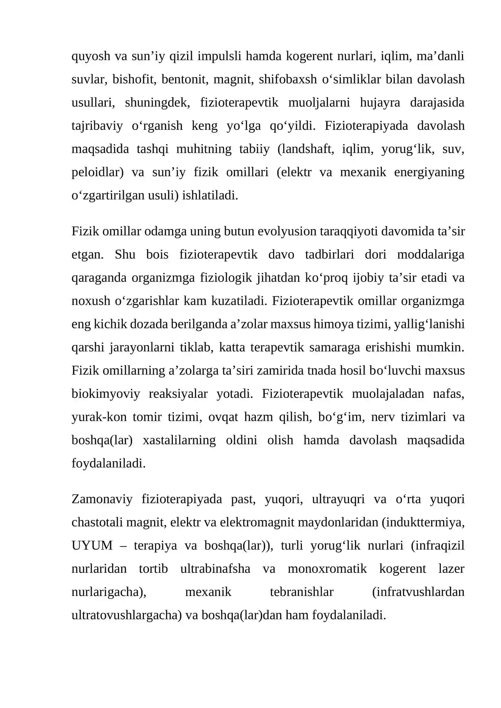 FIZIOTERAPIYA VA DAVOLASH USULLARI 2