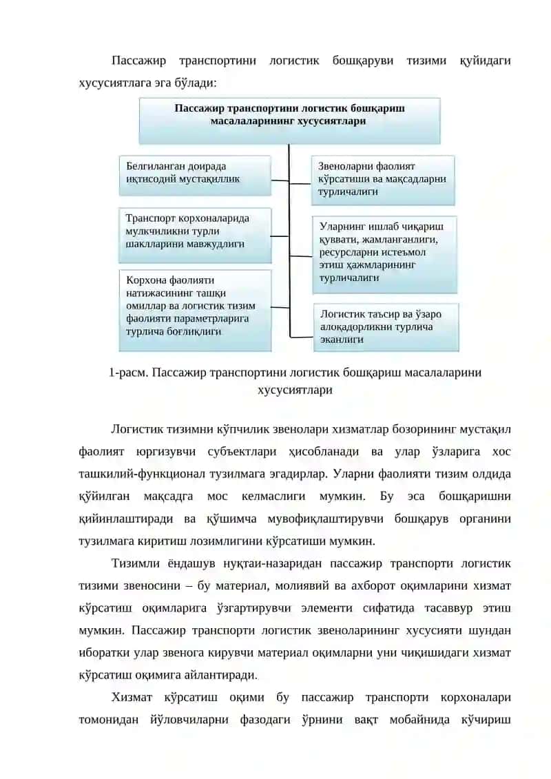 Пассажир автотранспортига оид қуйидаги функцияларни кўрсатиш 2