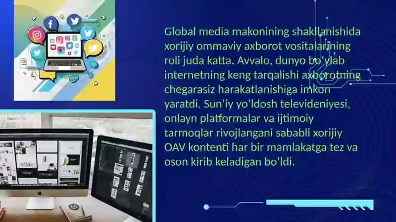 Xorijiy ommaviy axborotlarning media makondagi oʻrni 2