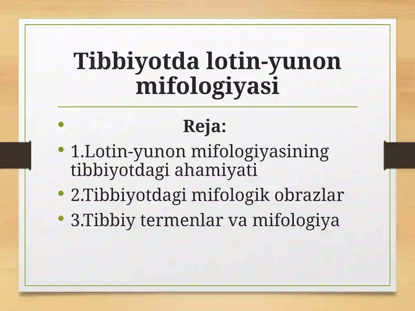 Tibbiyotda lotin-yunon mifologiyasi 2