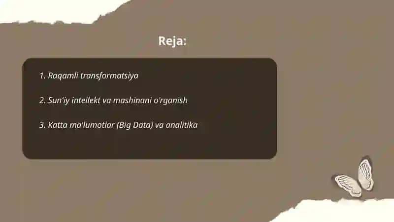 Raqamli texnologiyalar 2