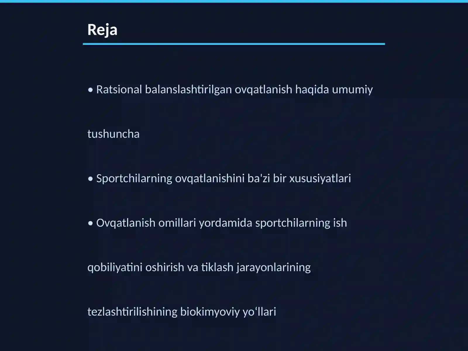 Sportchilarning ovqatlanishining biokimyoviy asoslari 2