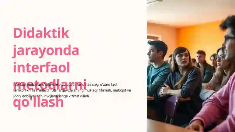 Interfaol metodlar 2