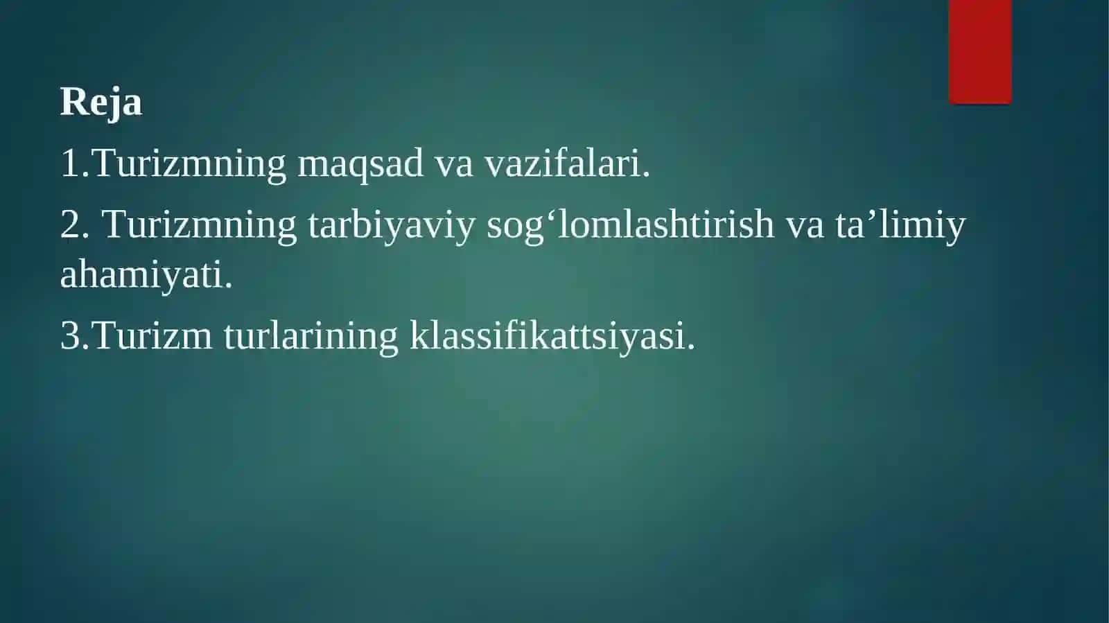 JISMONIY TARBIYA TIZIMDA TURIZMNING MOXIYATI VA O‘RNI 2