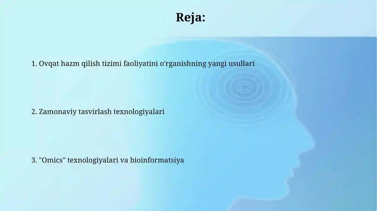 Ovqat hazm qilish tizimini o'rganishning yangi usullari 2