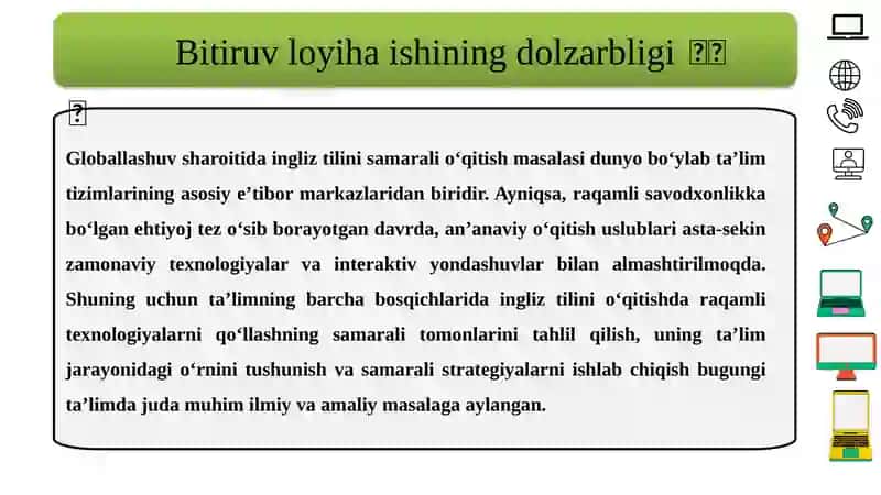 Ingliz tili o‘qitishning samarali usullari 2