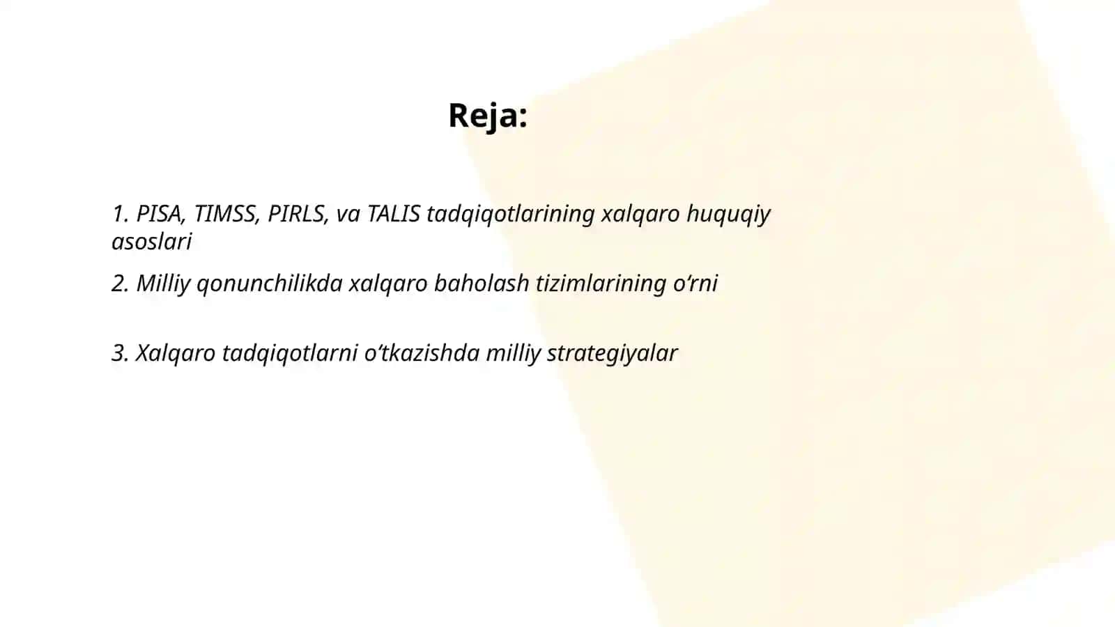 Xalq taʻlimi tizimida taʻlim sifatini baholash 2