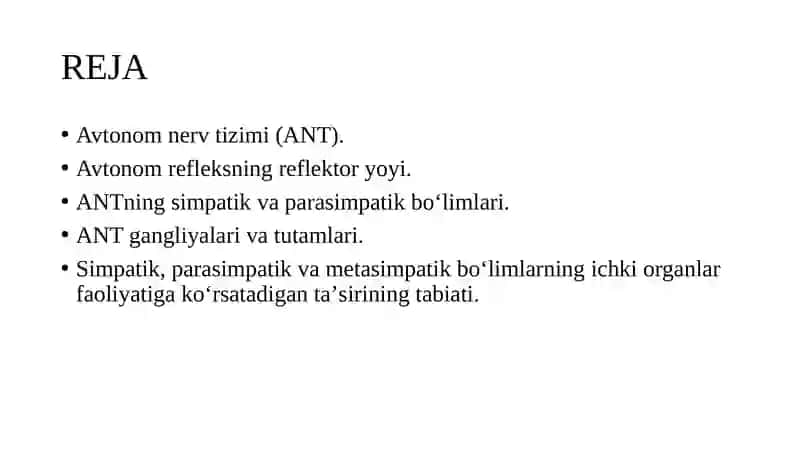 Avtonom nerv tizimi 2