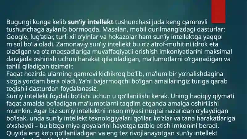 Sun’iy intellekt 2