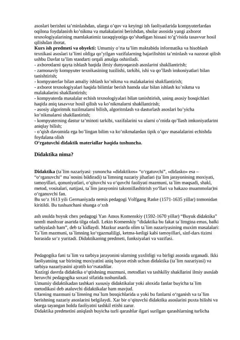 Ta'limning didaktik prinsiplari 2