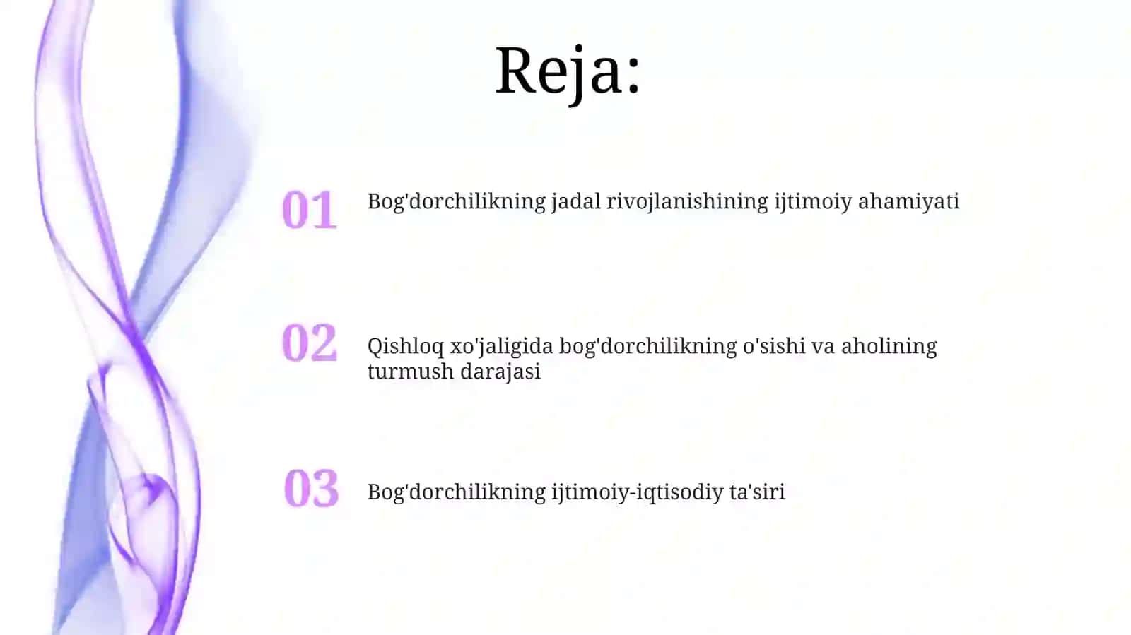 Bogʻdorchilikning jadal rivojlanishining ijtimoiy-iqtisodiy ahamiyati 2