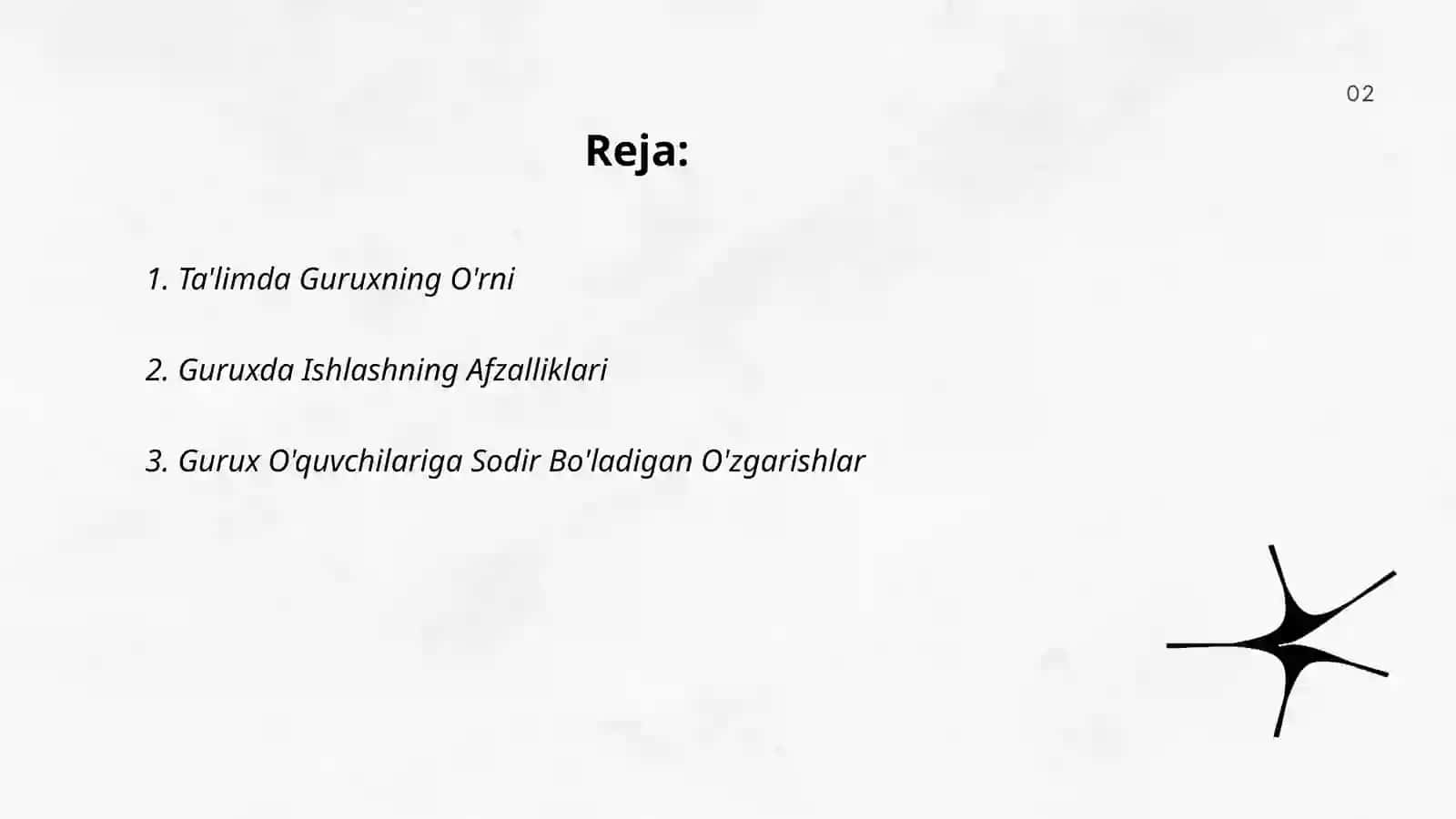 Ta'limda Guruxning O'rni 2