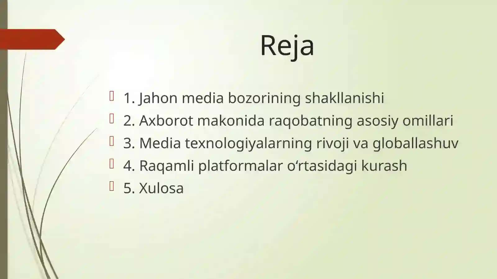 Jahon mediava axborot makonida raqobat muhiti 2