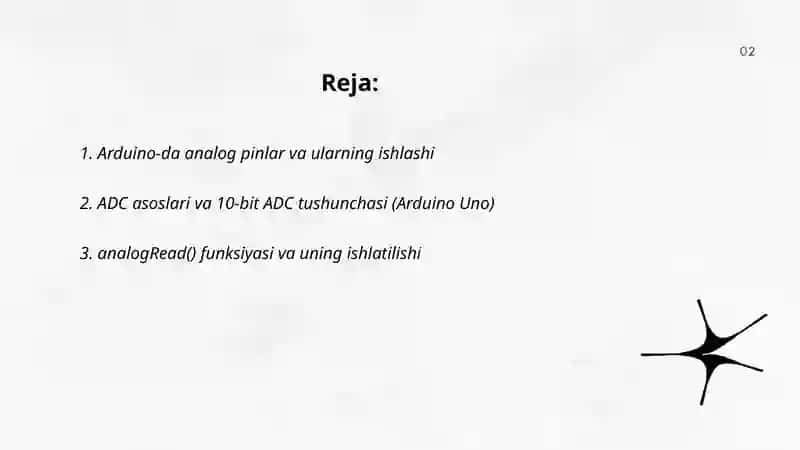 Arduino Analog Qiymatlarini Oʻqish 2