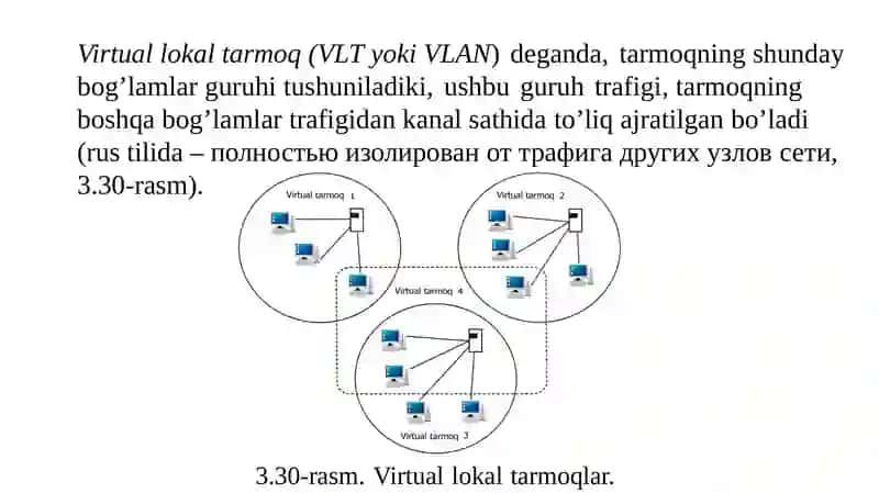 Virtual lokal tarmoqlar 2